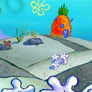 Spongebob 4k iPhone wallpaper