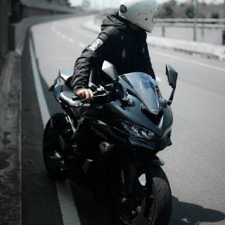 Dark motorcycle wallpaper