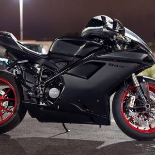 Black bike desktop wallpaper