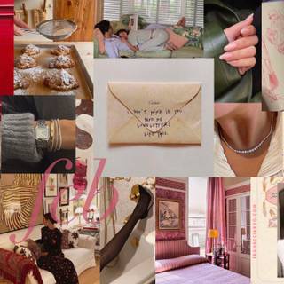 Valentines collage desktop wallpaper