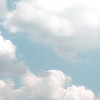 Minimalist cloud wallpaper