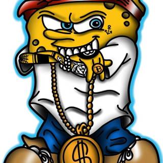 Gangsters Spongebob wallpaper