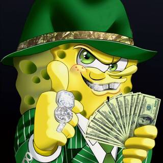 Gangsters Spongebob wallpaper