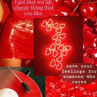 Cherry collage wallpaper