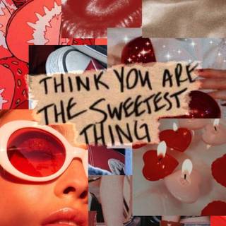 Cherry collage wallpaper