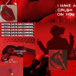 Cherry collage wallpaper