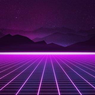 Purple vaporwave wallpaper