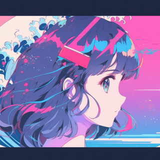 Purple vaporwave wallpaper