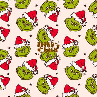 Preppy Grinch wallpaper