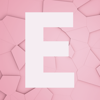 Pink letter E wallpaper