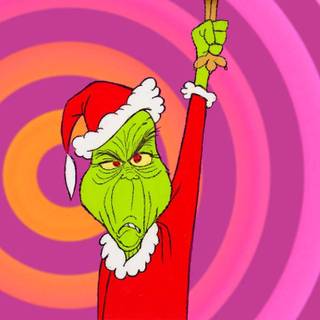 Preppy Grinch wallpaper
