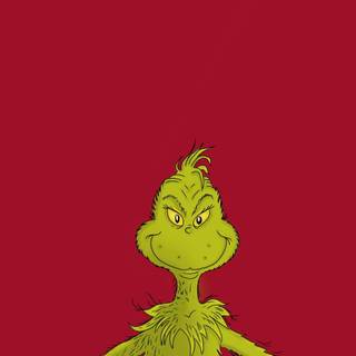 Preppy Grinch wallpaper