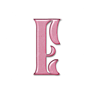 Pink letter E wallpaper