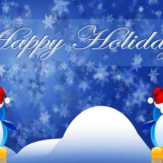 Winter holiday desktop wallpaper
