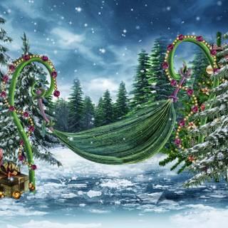 Winter holiday desktop wallpaper