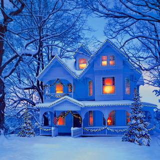 Winter holiday desktop wallpaper