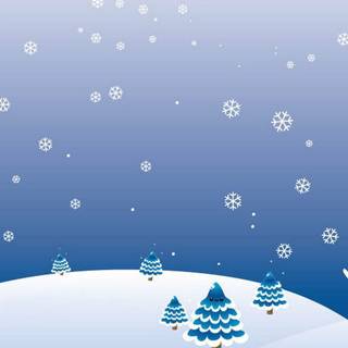 Winter holiday desktop wallpaper