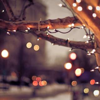 Xmas street wallpaper