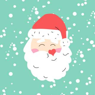 Cute Xmas Santa wallpaper