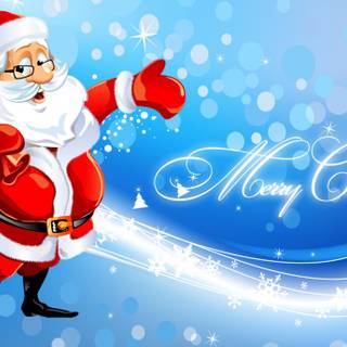Cute Xmas Santa wallpaper