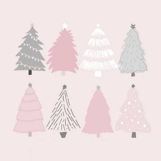 Kawaii Christmas tree wallpaper