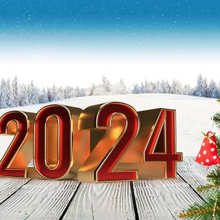 2024 Merry Christmas wallpaper