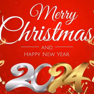 2024 Merry Christmas wallpaper