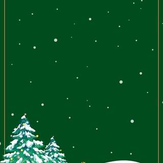 Xmas green poster wallpaper