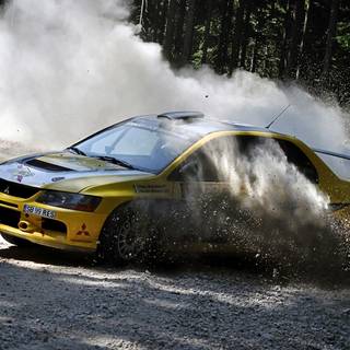 Mitsubishi rally wallpaper