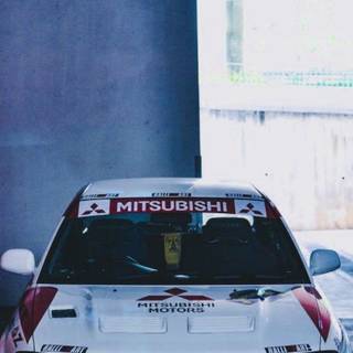 Mitsubishi rally wallpaper
