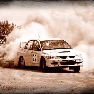 Mitsubishi rally wallpaper