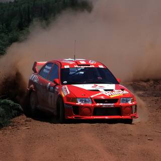 Mitsubishi rally wallpaper