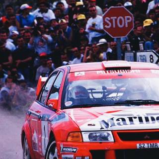 Mitsubishi rally wallpaper
