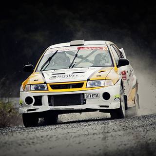 Mitsubishi rally wallpaper