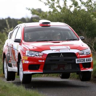 Mitsubishi rally wallpaper