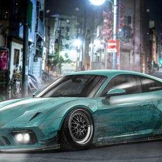 Tokyo car 4k wallpaper