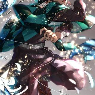 Tanjiro 4k mobile wallpaper