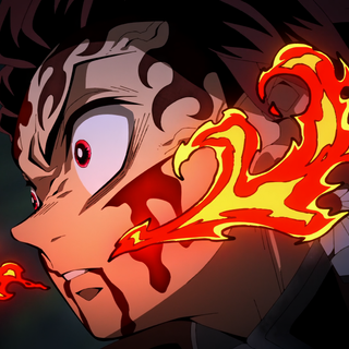 Tanjiro as a demon wallpaper