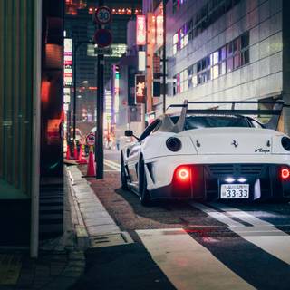 Tokyo car 4k wallpaper
