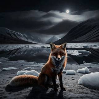 Red fox 4k wallpaper