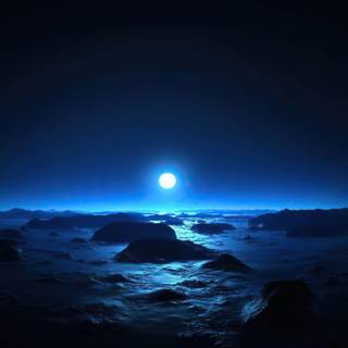 Black night 4k wallpaper