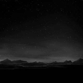 Black night 4k wallpaper