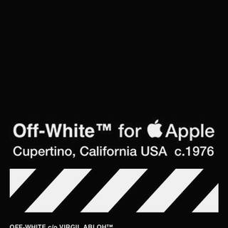 iPhone X Off White wallpaper