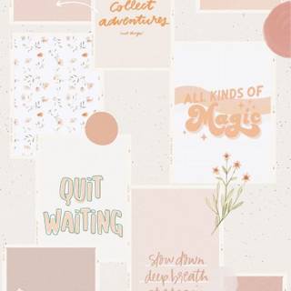 Aesthetic cute phone wallpaper