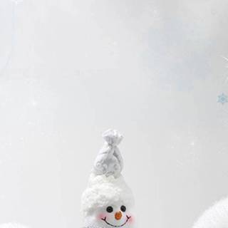Snowman phone wallpaper