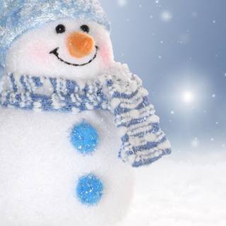 Snowman phone wallpaper