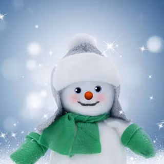 Snowman phone wallpaper