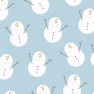Snowman phone wallpaper