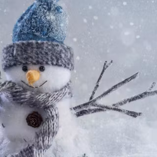 Snowman phone wallpaper