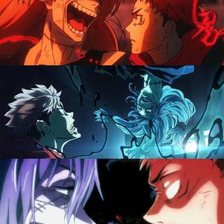 Yuji vs Mahito wallpaper